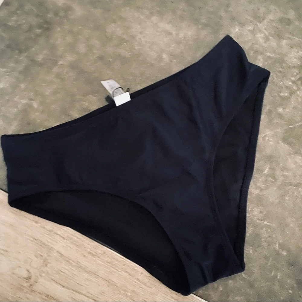 Tempt Me Two Piece Tankini  High Neck Ruched Tummy Control Top with Bottom - Picture 7 of 10